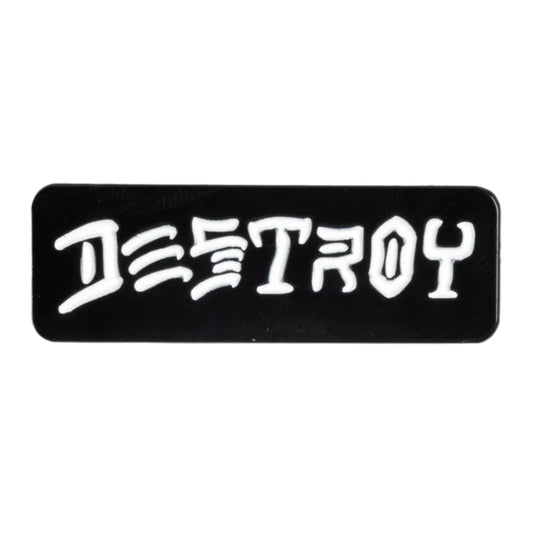 Thrasher Destroy Plate Lapel Pin