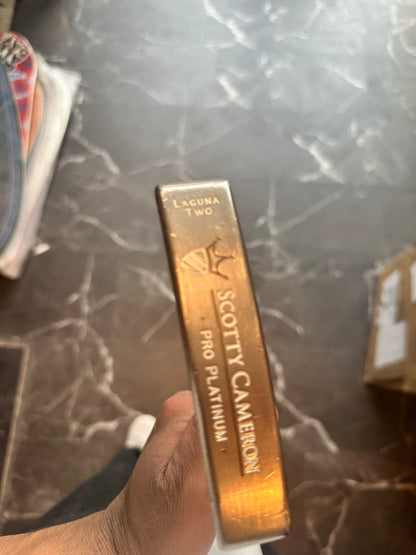 USED Scotty Cameron Pro Platinum Laguna Two putter RH 35” w/cover