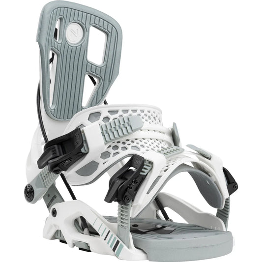 Nidecker - Unisex Snowboard Bindings, Flow Nexus. White. 2025