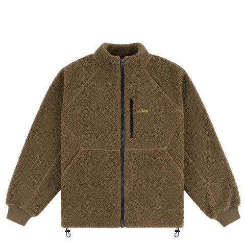 Dime - Sherpa Zip, Military Brown