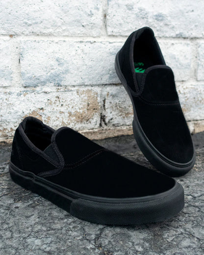 Emerica - Shoes, Wino G6 Slip On - Black/white/gold