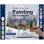 Royal Brush - Paint By Number, Wolves. Adult Large