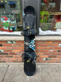 Salomon - Used Snowboard, Ivy 149, With Large Ride Bindings