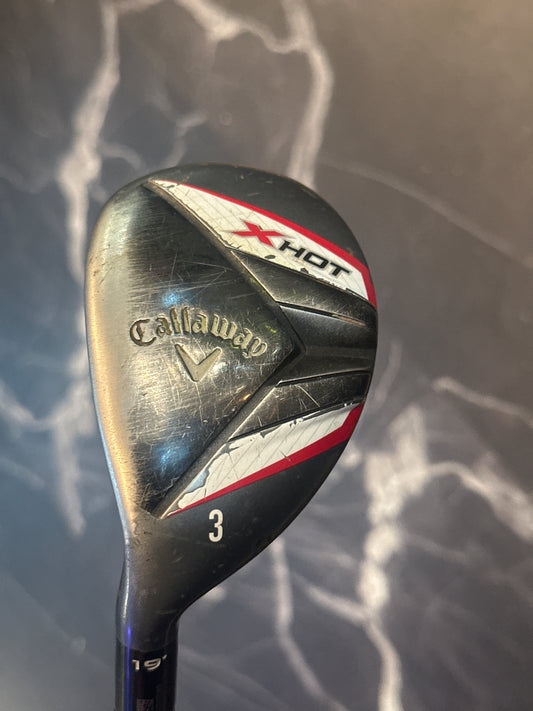 Used Callaway X Hot 3 Wood LH