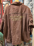 Avirex - Vintage Men’s Jacket, Brown Denim 3XL