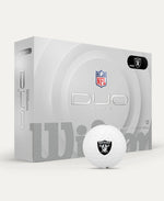 Wilson Golf Soft White Las Vegas Raiders, 12 Ball