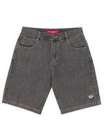 Loviah - Jhorts, Denim Shorts. Grey Stonewash