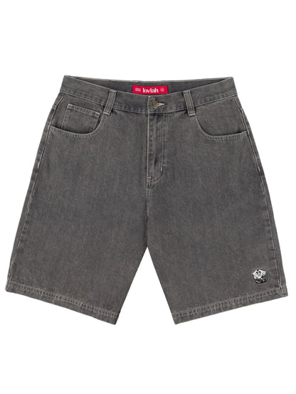 Loviah - Jhorts, Denim Shorts. Grey Stonewash