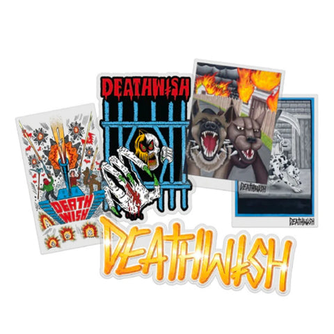 Deathwish - Sticker, Golden. Assorted