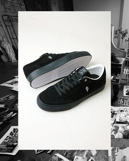 Hours is Yours - Shoes, Dustin Dollin Piss Drunx , Black Suede