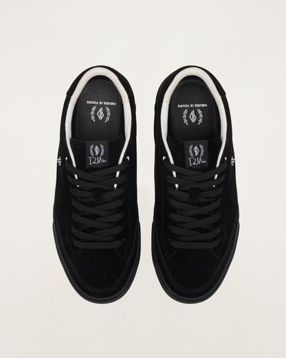 Hours is Yours - Shoes, Dustin Dollin Piss Drunx , Black Suede