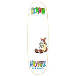 Heroin Skateboard Deck Hayate Fox Egg White 8.75"