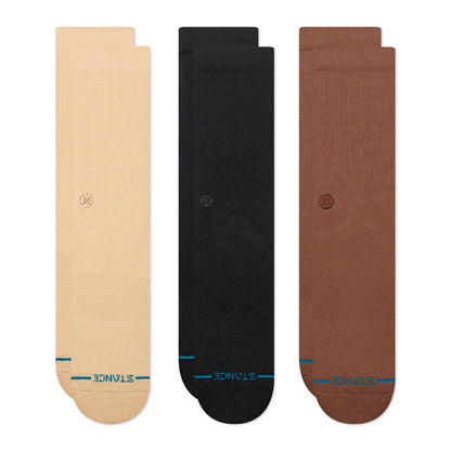Stance Socks - icon crew 3 pack