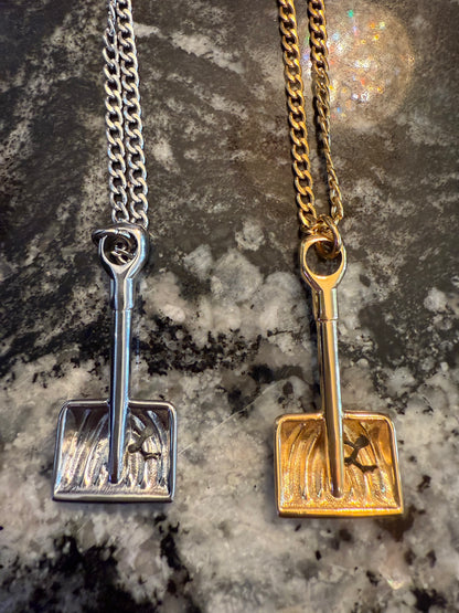 The Local - Chain, Shovel Pendant , Gold or Silver