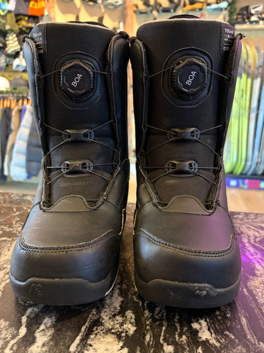 USED K2 Youth Snowboard boots Men’s 6