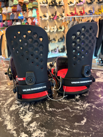 DEMO Union Strata Bindings Black/Red Large