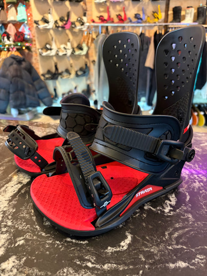 DEMO Union Strata Bindings Black/Red Large