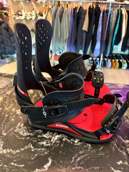 DEMO Union Strata Bindings Black/Red Large