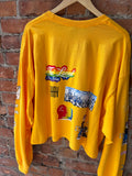 Collage Crop Top - 1/1 Yellow 3XL - ASHES long sleeve