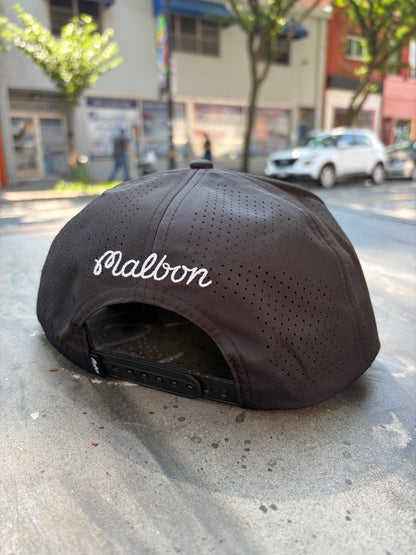 Malbon x The Local - Poly 5 Panel Hat, HAMMY GOLF Black