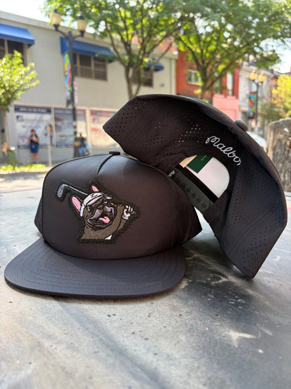 Malbon x The Local - Poly 5 Panel Hat, HAMMY GOLF Black
