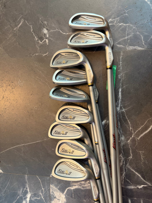 USED King Cobra 2 Iron Set 9pcs (3,4,5,6,7,8,9,P,S)RH
