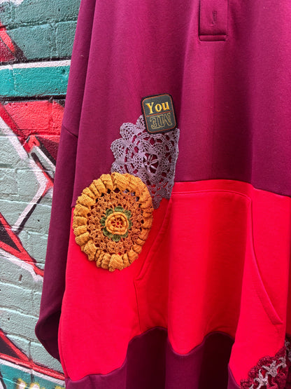 ASHES , Maxi Sweater Dress, One of a Kind, Fits up to 3XL