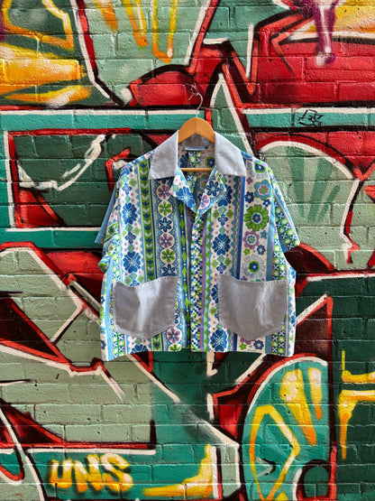 ASHES, Camp Shirt, Floral , Fits up to XL