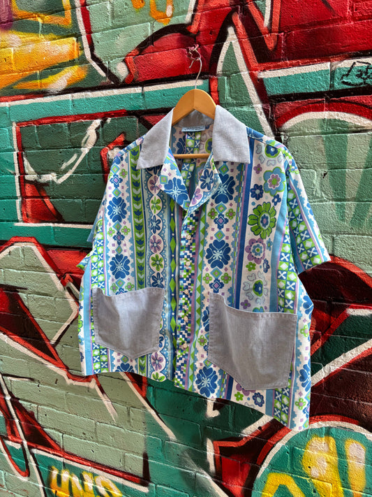 ASHES, Camp Shirt, Floral , Fits up to XL