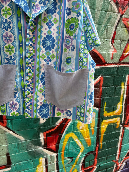 ASHES, Camp Shirt, Floral , Fits up to XL