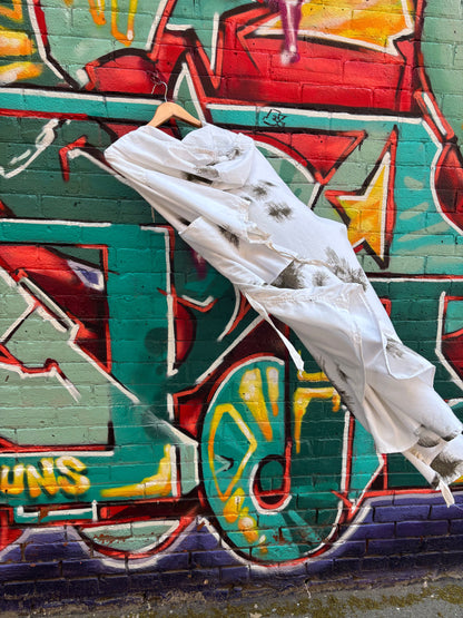 ASHES, Reworked Cotton Military Poncho, Free Size