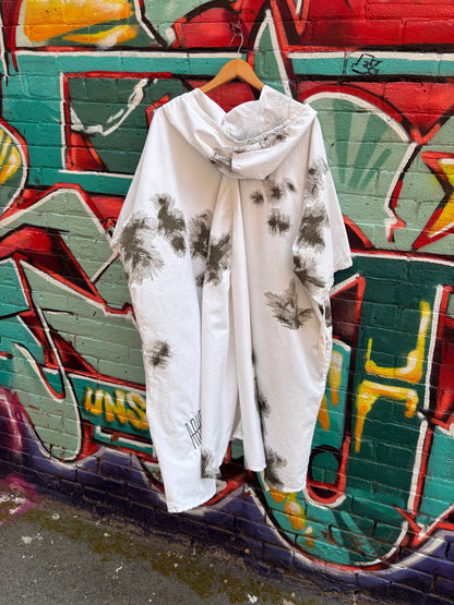 ASHES, Reworked Cotton Military Poncho, Free Size