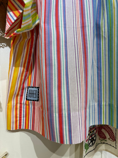 Art Attack , Camp Shirt , One of a Kind, Fits up to XL