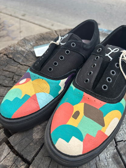 SZ. 9 - STATE Footwear X LOCAL SKATESHOP X CLEAR EYES