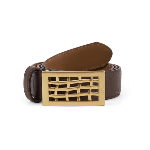 Dime - Belt, Heavyweight Leather. Brown