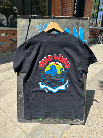 The Local - T Shirt, COLD WORLD,black
