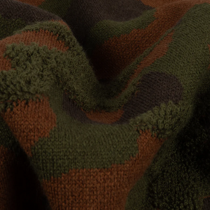 Dime Mtl, Crewneck, CAMO CHENILLE KNIT, Woodland