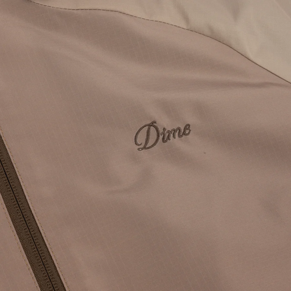 Dime Mtl, Jacket, Gradient Windbreaker, Brown