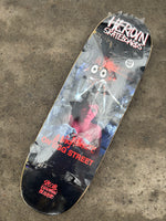 SCRATCHED - On Sale - Heroin Skateboard Deck Nightmare on Egg Street 9.875" x 33"