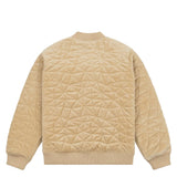 Dime - Jacket, Velour Bomber. Beige