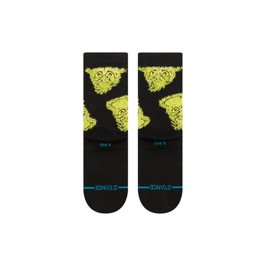 Stance Socks - Kids The Grinch x Stance Mean One Crew Socks