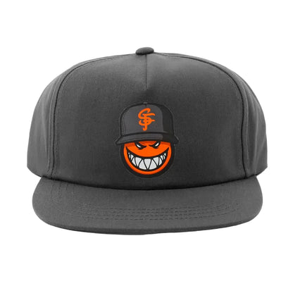 Thrasher x Spitfire SF Loc Snapback - Charcoal