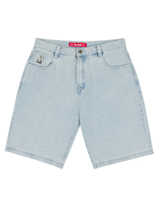 Loviah - Jhorts, Denim Shorts. White Blue Wash