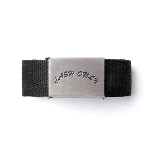 Cash Only Logo Web Belt