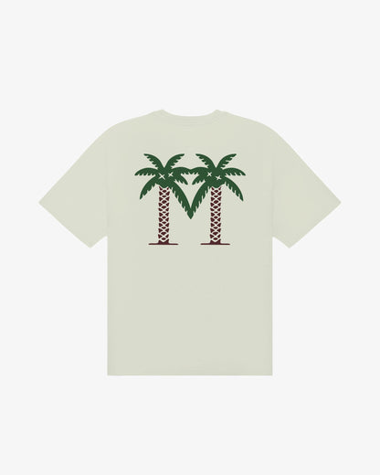 Malbon - BERMUDA PALMS TEE, Green Tint