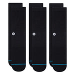 Stance - Socks, Icon 3 Pack. Black