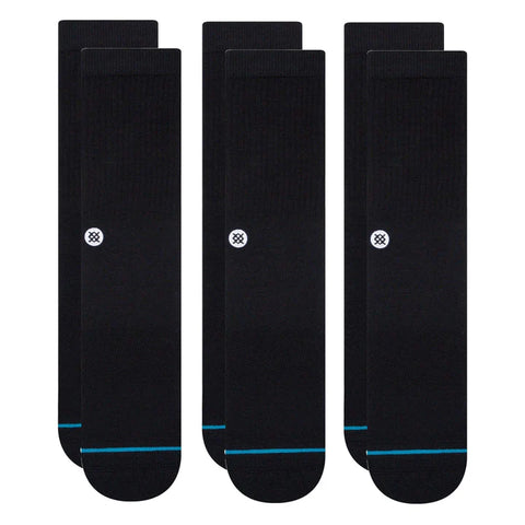 Stance - Socks, Icon 3 Pack. Black