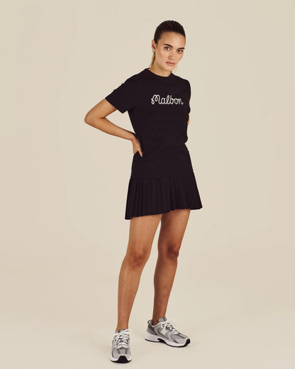 Malbon - COSETTE SCRIPT TEE, Black