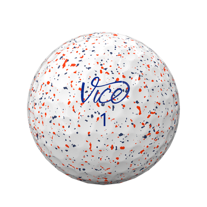 Vice - Pro Drip Red/Blue Golf Balls