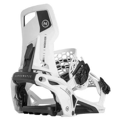Nidecker OG Supermatic Snowboard Bindings 2026 White
